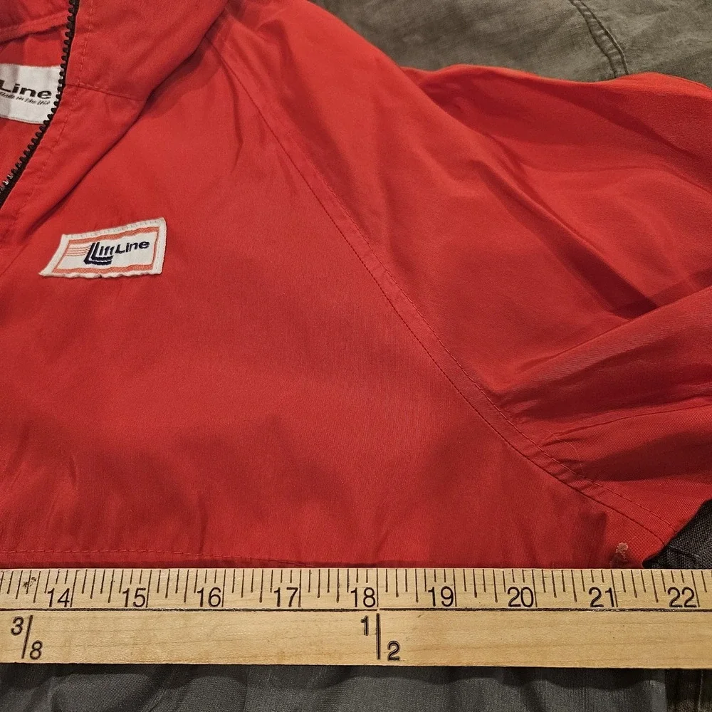 Vtg 90s Lift-Line  L Windbreaker 1/4 Zip Pullover Shell Jacket  STREETWEAR